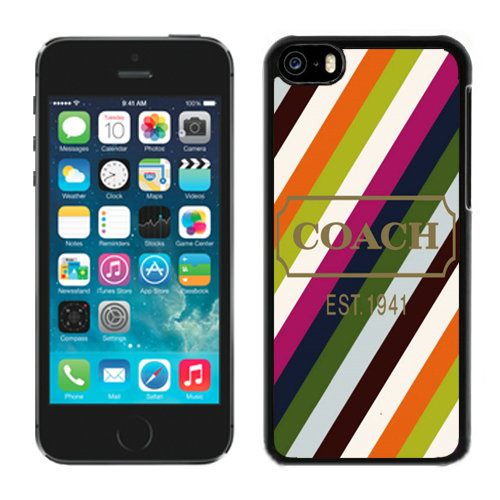Coach Stripe Multicolor iPhone 5C Cases DQX | Coach Outlet Canada